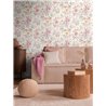 Romantic watercolor floral wallpaper white pink - Metropolitan Living 2028790611