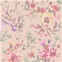 Papier peint romantique fleurs aquarelle rose - Metropolitan Living 2028790613