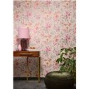 Papeldecor|Papier peint romantique fleurs aquarelle rose|Chambres