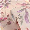 Papeldecor|Papier peint romantique fleurs aquarelle rose|Chambres