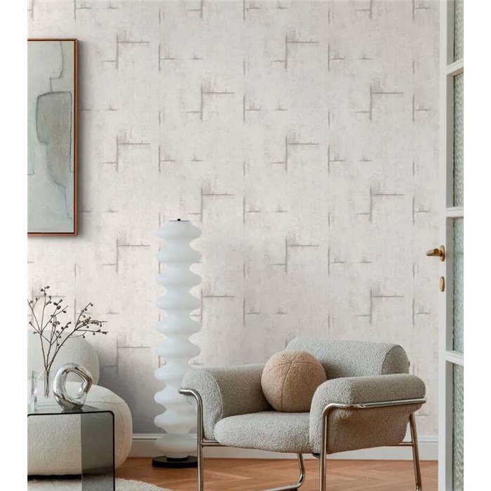 Contemporary grey concrete effect wallpaper - Metropolitan Living 2028790851