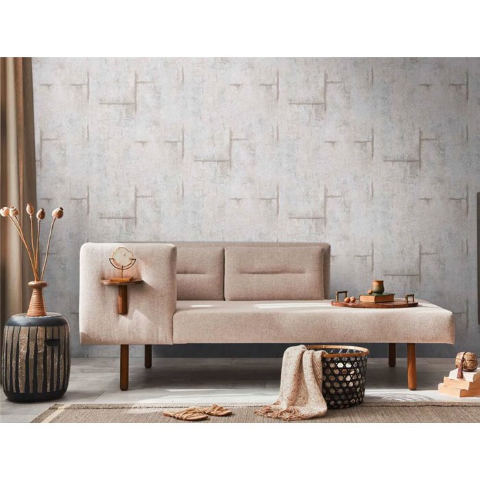 Industrial grey concrete effect wallpaper - Metropolitan Living 2028790852