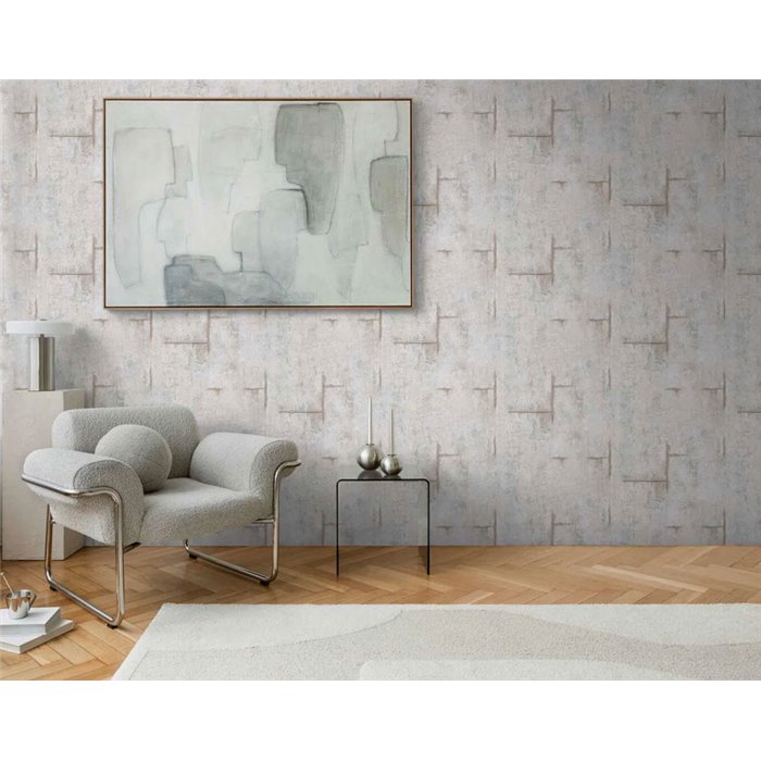 Papeldecor|Industrielle Tapete in grauer Betonoptik|Wohnen