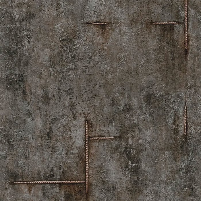 Papier peint industriel béton gris texturé - Metropolitan Living 2028790855