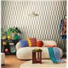 Modern geometric silver wallpaper - Metropolitan Living 2028790865
