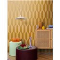 Modern geometric gold wallpaper - Metropolitan Living 2028790866