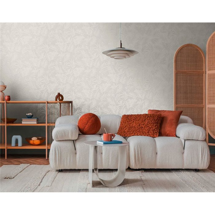 Modern jungle wallpaper white - Metropolitan Living 2028791081