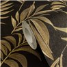 Moderne Dschungel-Tapete schwarz gold - Metropolitan Living 2028791086