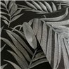 Papeldecor|Modern jungle wallpaper black silver|Living Room