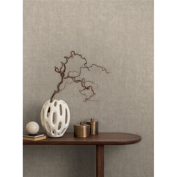 Papeldecor|Plain textured stucco wallpaper brown|Living Room