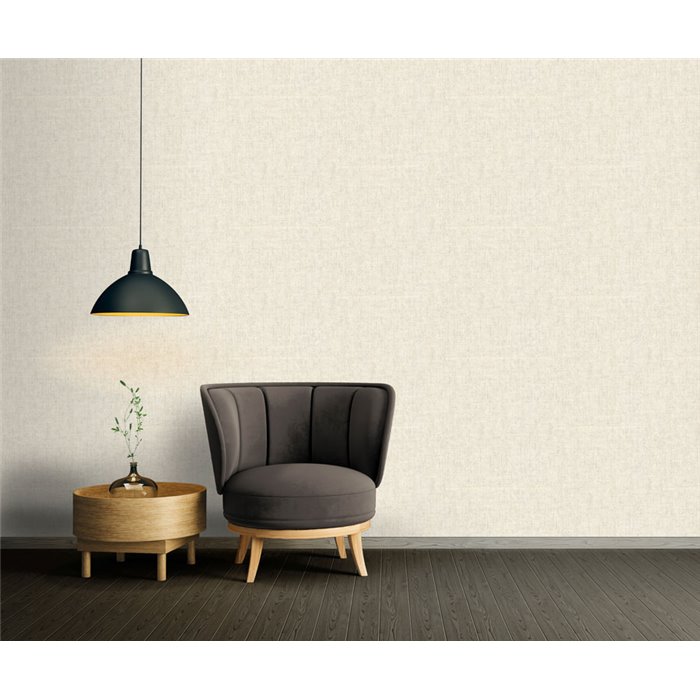 Papeldecor|Plain textured stucco wallpaper beige|Commercial Premises