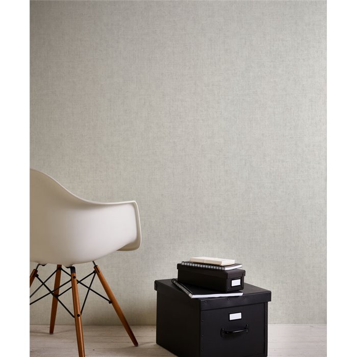 Papeldecor|Papier peint uni stuc texturé gris|Hall d'entrée