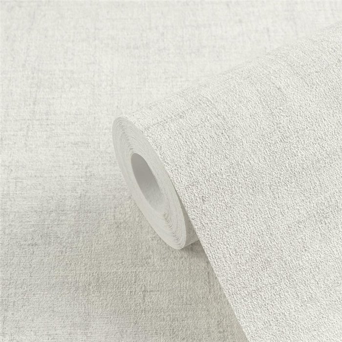 Papeldecor|Uni Stuck Struktur Tapete grau|Eingangsbereich