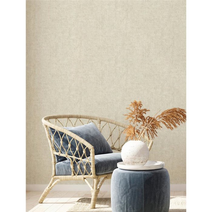 Papeldecor|Papier peint uni stuc texturé blanc crème|Hôtellerie