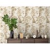 Papeldecor|Romantic chinoiserie floral wallpaper with birds white|Living Room
