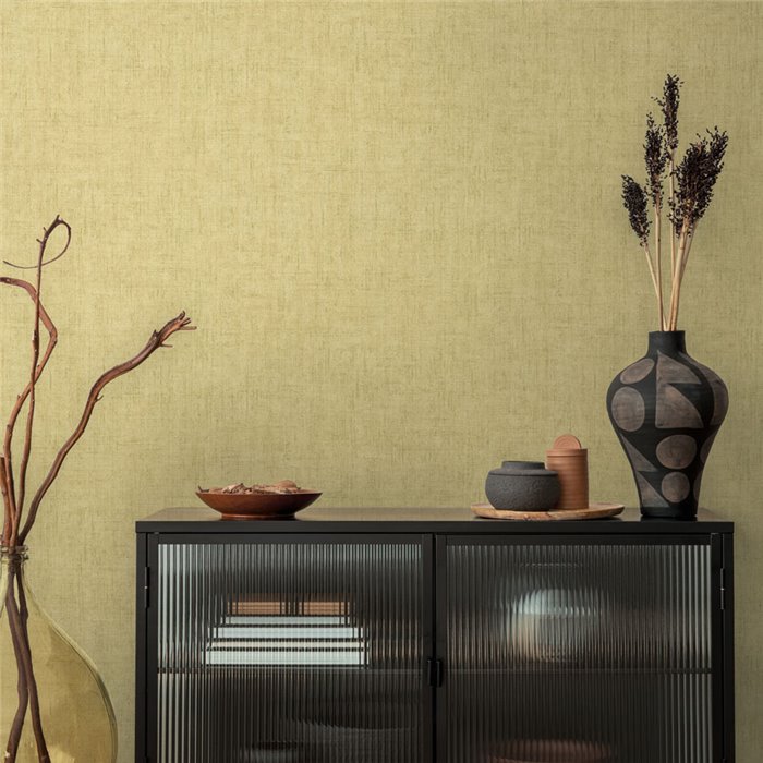 Papeldecor|Plain textured wallpaper beige|Solid Colors