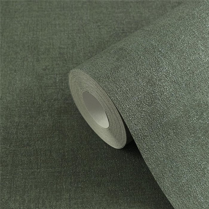 Papeldecor|Papel pintado liso con textura verde|Colores Lisos