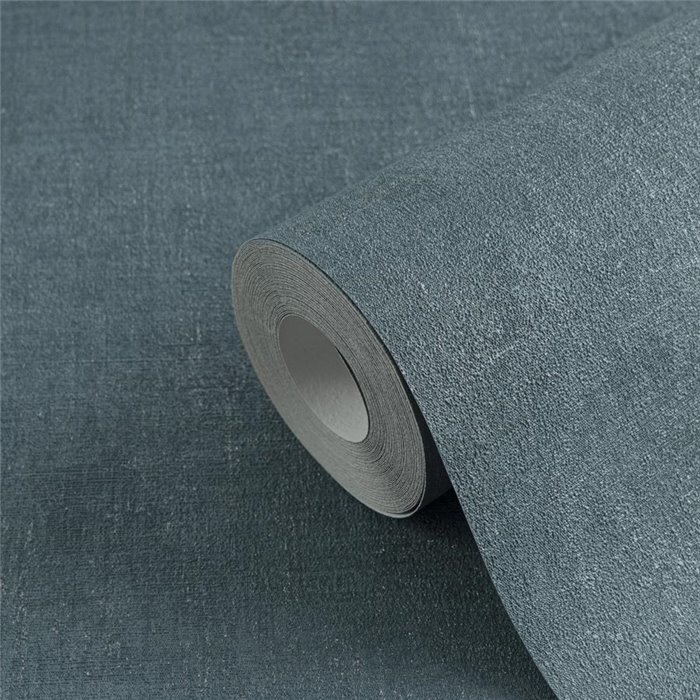 Papeldecor|Plain textured wallpaper blue|Solid Colors