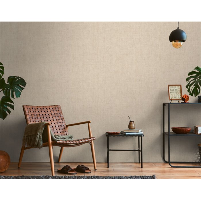 Papeldecor|Uni Struktur Tapete beige|Einfarbige Farben