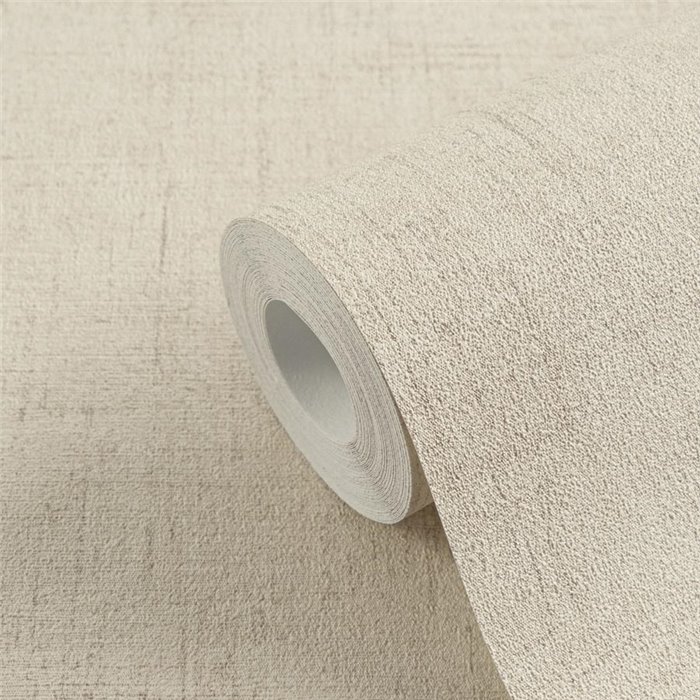 Papeldecor|Plain textured wallpaper beige|Solid Colors