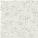 Papeldecor|Papier peint oriental feuilles de bambou blanc crème|Salón