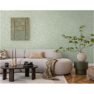 Papeldecor|Bamboo leaf oriental wallpaper green|Living Room 2