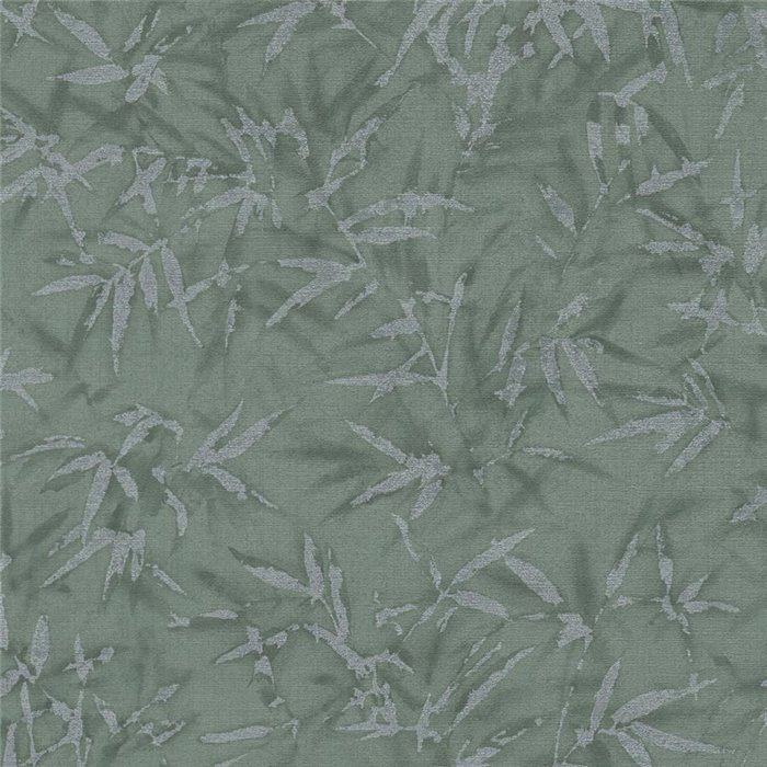 Papeldecor|Papier peint feuilles de bambou oriental vert|Salón