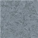 Papeldecor|Papier peint oriental feuilles de bambou bleu|Salón
