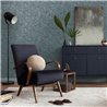 Papeldecor|Oriental bamboo leaf wallpaper blue|Living Room