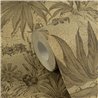 Papeldecor|Papier peint jungle tropical colonial marron|Hôtellerie