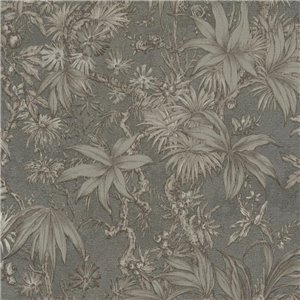 Papeldecor|Colonial tropical jungle wallpaper cream white|Commercial Premises