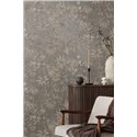 Papeldecor|Colonial tropical jungle wallpaper grey|Living Room