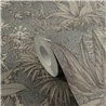 Papeldecor|Colonial tropical jungle wallpaper grey|Living Room