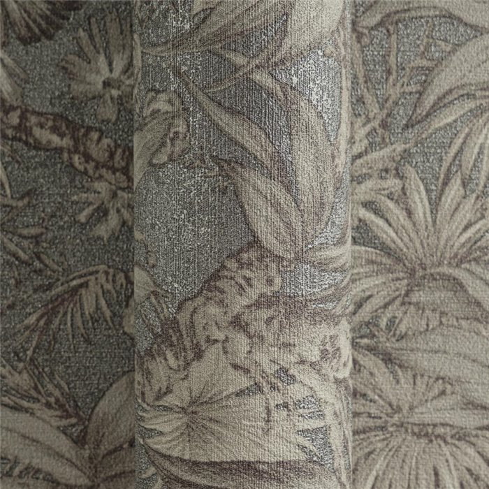 Papeldecor|Papier peint jungle tropical colonial gris|Salón