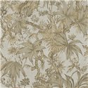 Papeldecor|Colonial tropical jungle wallpaper beige|Living Room