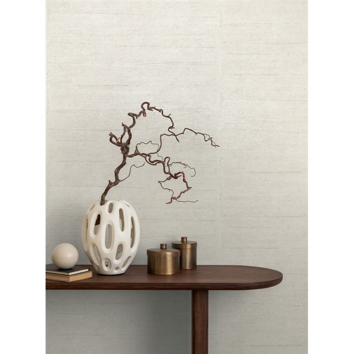 Papeldecor|Tapete mit Holzoptik Struktur cremeweiß|Eingangsbereich