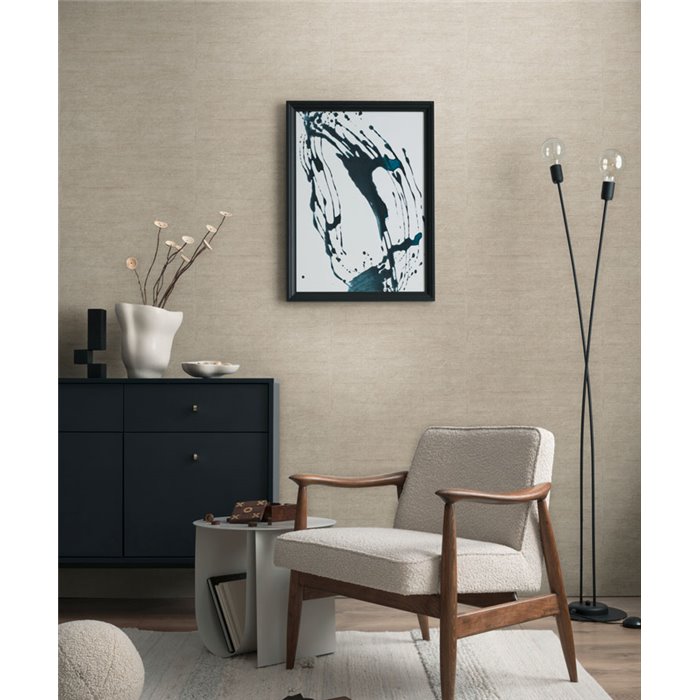 Papeldecor|Papel pintado textura aspecto madera marrón|Salón