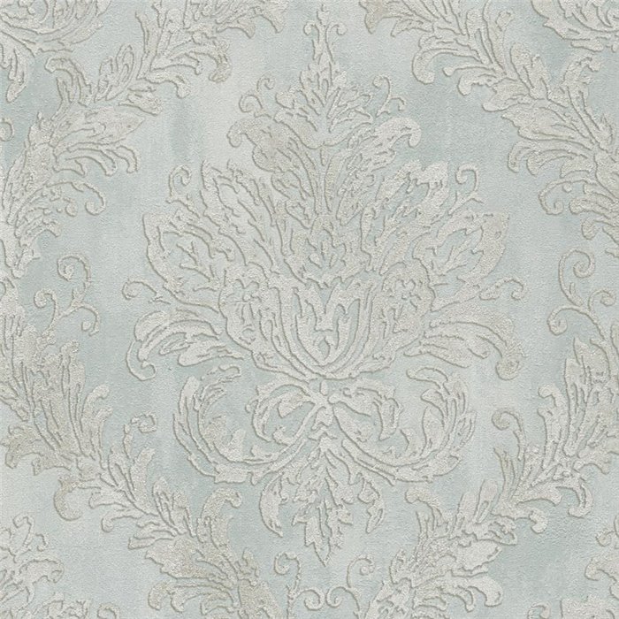Papeldecor|Papel pintado damasco azul claro|Locales Comerciales