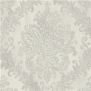 Papeldecor|Light blue damask wallpaper|Commercial Premises