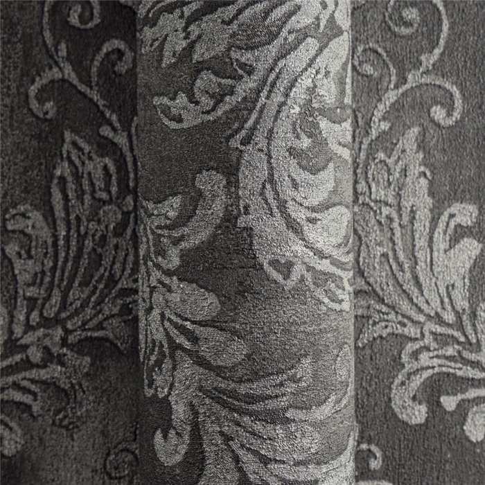 Papeldecor|Papier peint damassé noir et argent|Damas