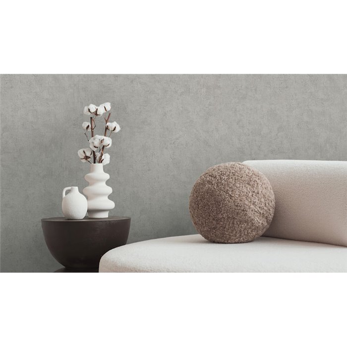 Papeldecor|Plain plaster effect wallpaper grey|Commercial Premises