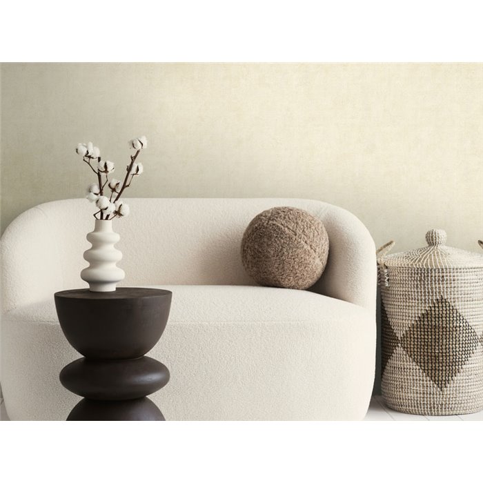 Papeldecor|Papier peint uni effet plâtre beige|Imitation Stuc