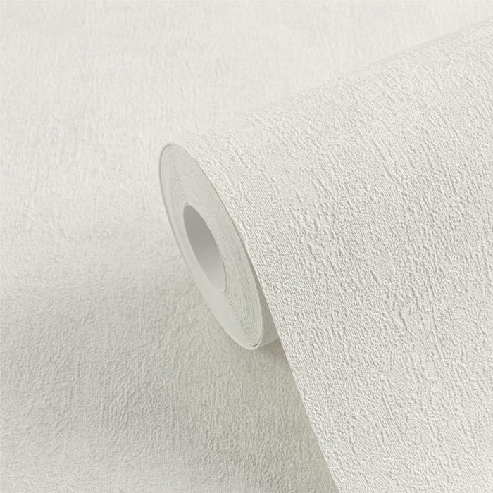 Papeldecor|Plain plaster effect wallpaper light grey|Stucco Imitation