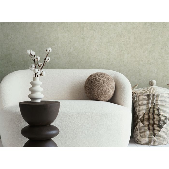 Papeldecor|Contemporary plaster effect wallpaper green|Hospitality