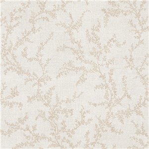 Papeldecor|Scandinavian living room filigree branch wallpaper light beige|Living Room