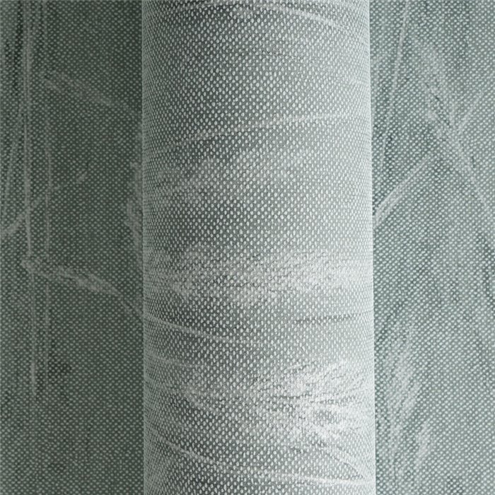 Papeldecor|Papier peint salon scandinave fleurs sauvages vert|Salón