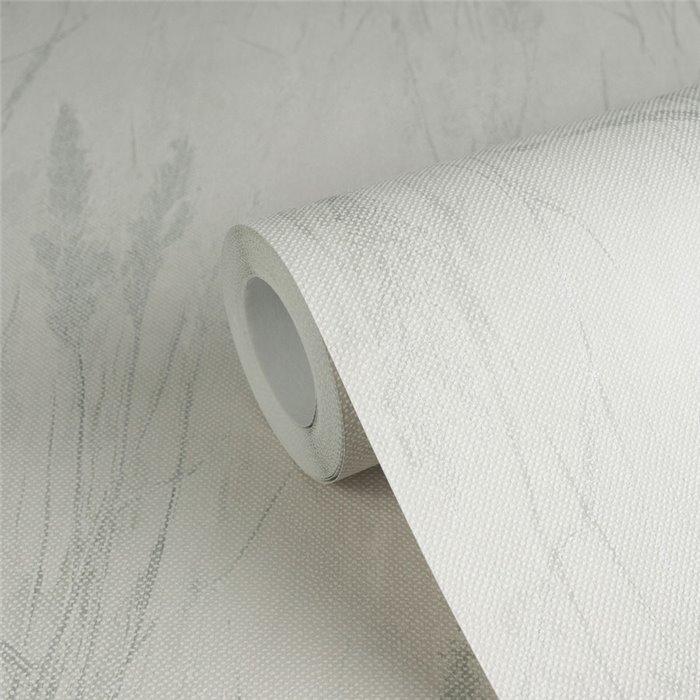 Papeldecor|Küchentapete skandinavisch Wildblumen hellgrau|Küche