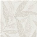 Papeldecor|Papel pintado salón nórdico hojas grandes beige|Salón