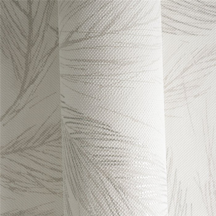 Papeldecor|Papier peint salon nordique grandes feuilles beige|Salón