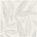 Papeldecor|Nordic large leaf living room wallpaper white and grey|Living Room